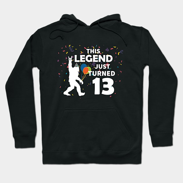 This legend just turned 13 a great birthday gift idea Hoodie by JameMalbie
